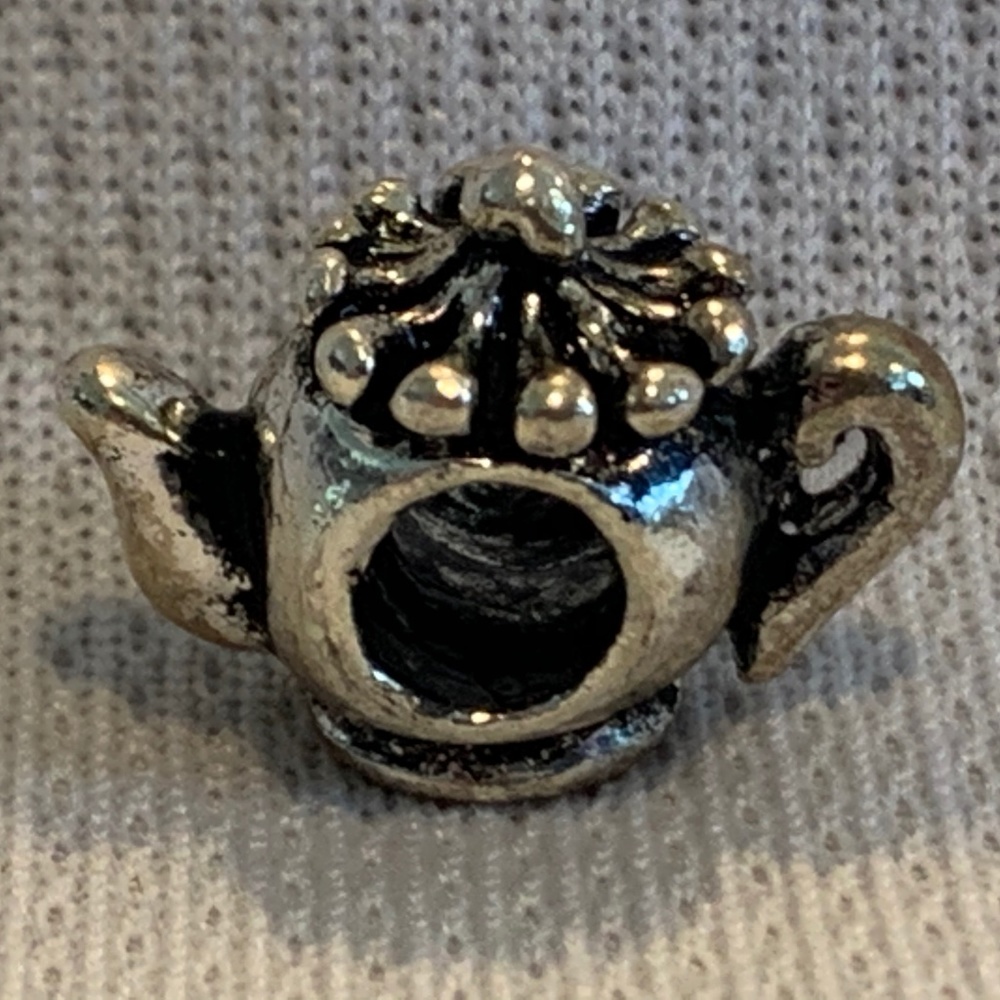 NWOT Silver Plated Tea Pot Bracelet Charm